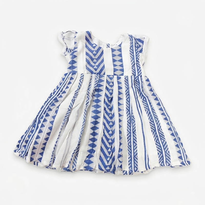 Indigo Mosaic Frock